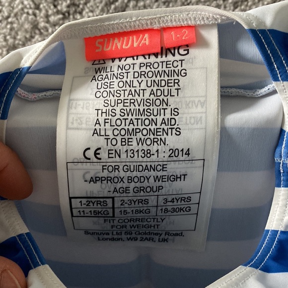 Sunuva Swim Float Suit Size 1-2 - Picture 2 of 2